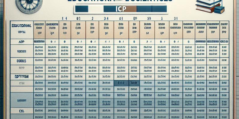 Volume Horaire Formation Licence Sciences de l'Éducation à l'ICP